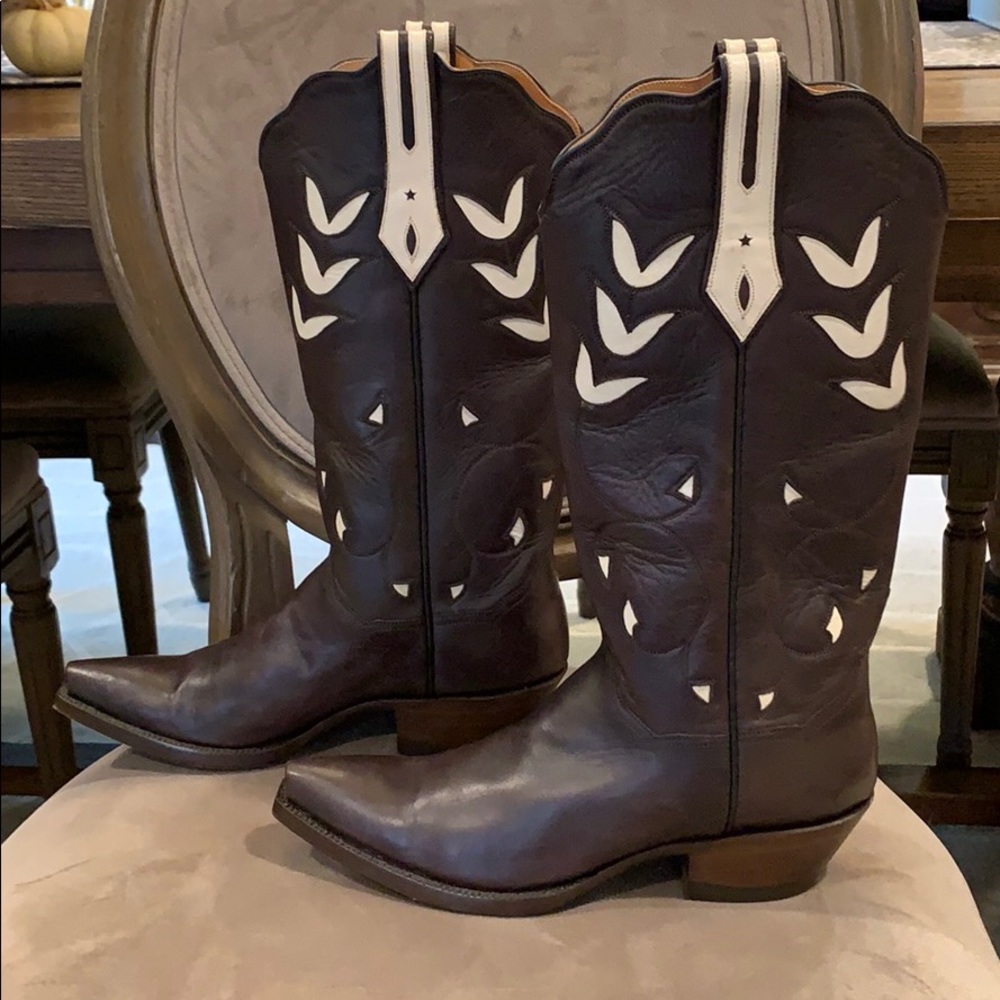 J.B. Hill Women’s Retro Cowboy Boots 6 1/2C